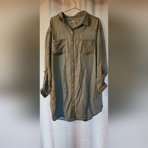 Women's denim shirt dress XL